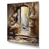 Ancient Ruins blooms I - Fashion Canvas Wall Art