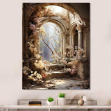 Ancient Ruins blooms II - Fashion Canvas Wall Art