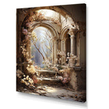 Ancient Ruins blooms II - Fashion Canvas Wall Art