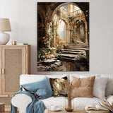 Ancient Ruins blooms III - Fashion Canvas Wall Art