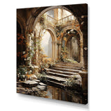 Ancient Ruins blooms III - Fashion Canvas Wall Art