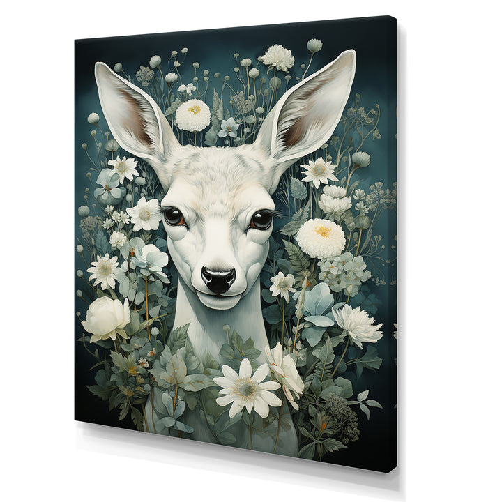 Forest Guardian Deer - Deer Canvas Wall Art
