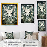 Forest Guardian Deer - Deer Canvas Wall Art