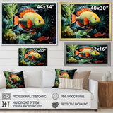 Fish s Underwater Wonderland - Fish Canvas Wall Art