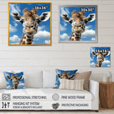 Majestic Giraffe photo Portrait - Giraffe Wall Decor