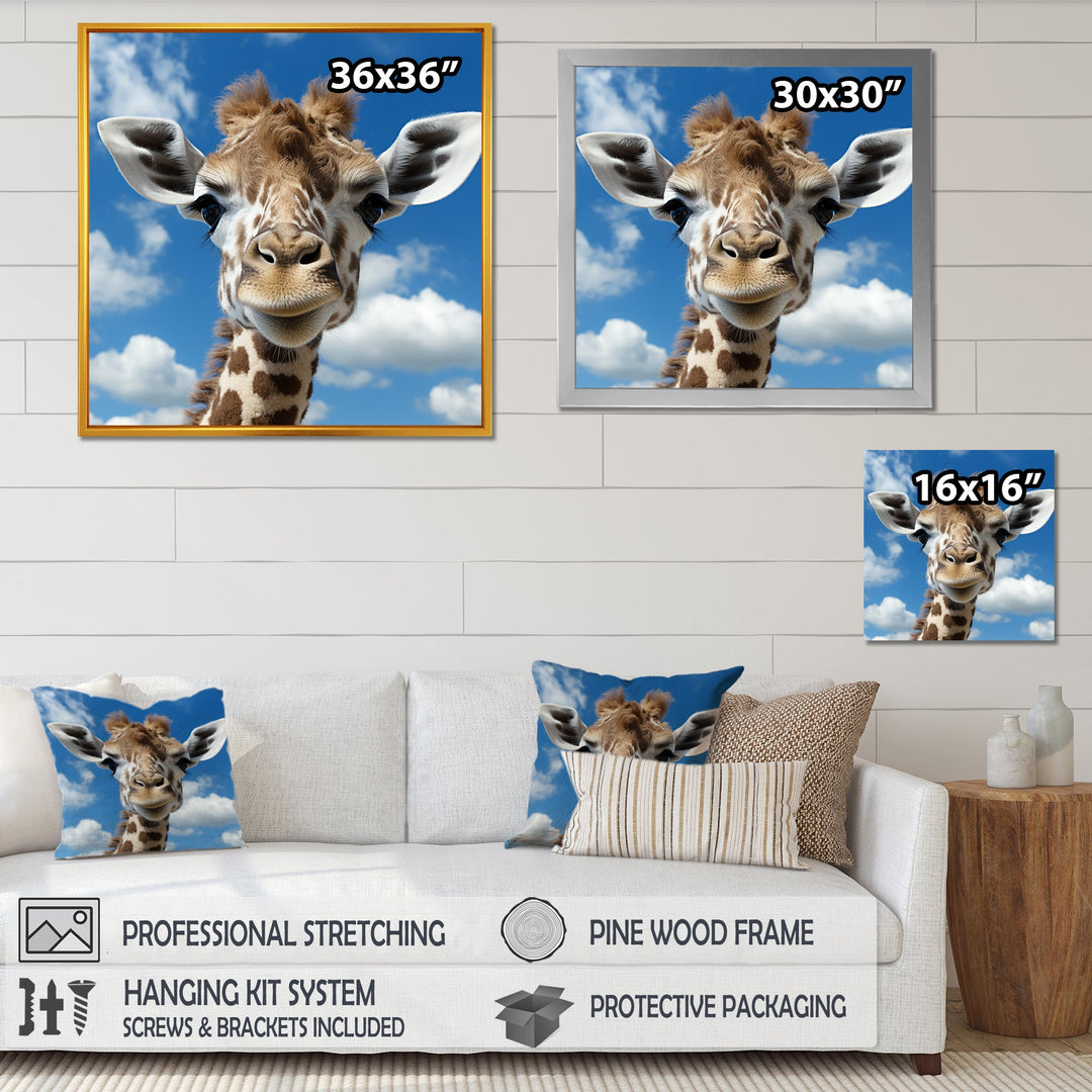 Majestic Giraffe photo Portrait - Giraffe Wall Decor