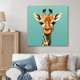 Vintage insta Giraffe Portrait - Giraffe Wall Decor