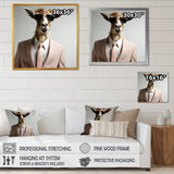 Suited up goat with sunglasses - Goat Wall Art Prints
