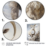Cliff Climber Chamois goat - Goat Framed Canvas Art