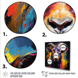 Popart Goat gazing portrait - Goat Wall Decor