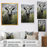 Grey meadow buck Goat Peaks - Goat Home Decor Art