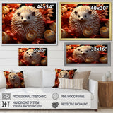 Other Animals white floral Hedgerow Friends - Forest Animals Wall Art Prints