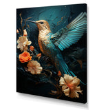 Blue Essence of Emerald Hummingbird - Hummingbird Wall Art Prints