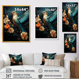 Blue Essence of Emerald Hummingbird - Hummingbird Wall Art Prints
