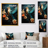 Blue Essence of Emerald Hummingbird - Hummingbird Wall Art Prints