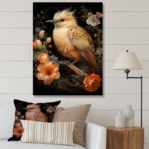Springtime bird blooms - Bird Wall Art Prints