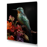 Neotropical blue Hummingbird - Green Hummingbird Wall Art