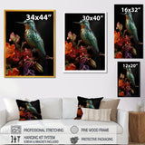 Neotropical blue Hummingbird - Green Hummingbird Wall Art
