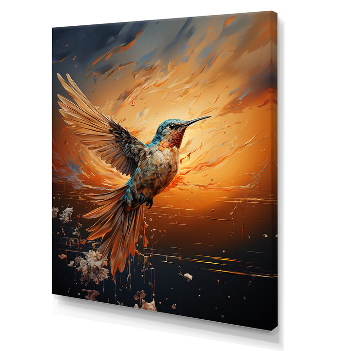Sunbeam Swift hummingbird - Hummingbird Canvas Wall Art