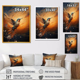 Sunbeam Swift hummingbird - Hummingbird Canvas Wall Art