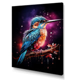 Blue Hummingbird twilight - Hummingbird Wall Decor
