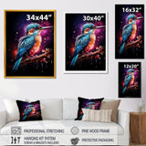 Blue Hummingbird twilight - Hummingbird Wall Decor