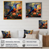 Blue Vigorous Vibrance Hummingbird - Hummingbird Wall Art Prints