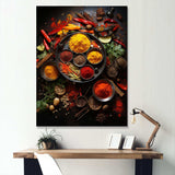 Indian Art Spices of India 3 - People Canvas Wall Art