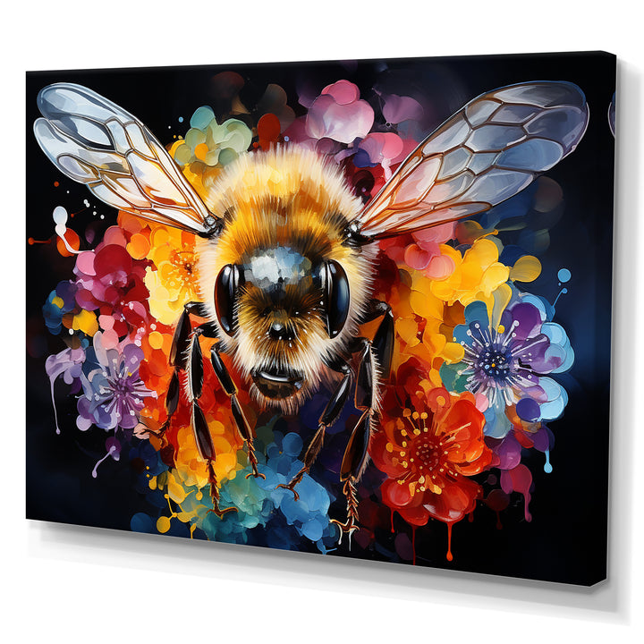 Colorful buzzing bees - Insects &amp; Bugs Wall Decor