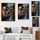 Japon Street art alleyway I - Landscapes Canvas Wall Art