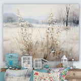 Winter Meadow View calmness I - Landscapes Canvas Wall Art