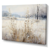 Winter Meadow View calmness I - Landscapes Canvas Wall Art