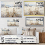 Winter Meadow View calmness I - Landscapes Canvas Wall Art