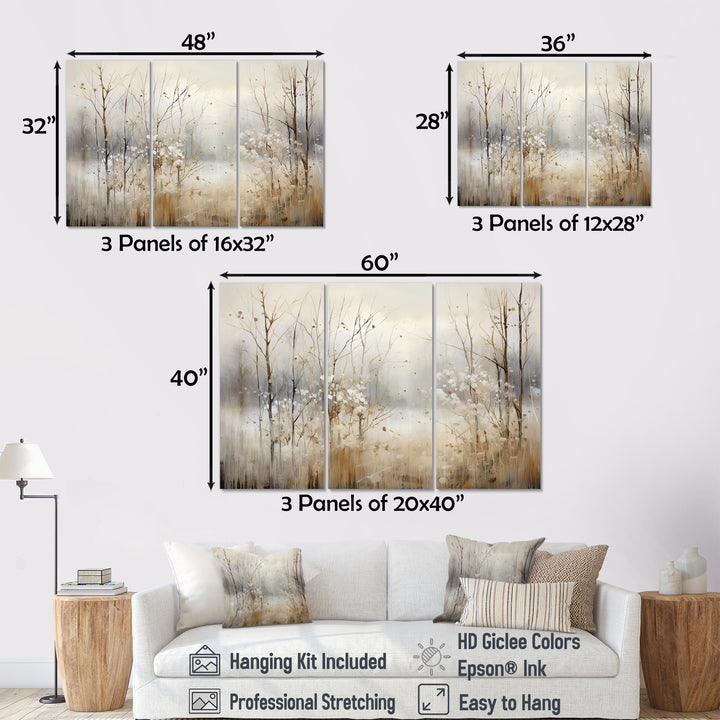 Winter Meadow View calmness II - Multi-Panels