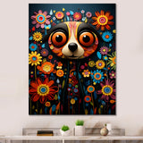 Curious Meerkat funny collage - Meercat Canvas Wall Art