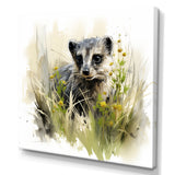 Grey meadow Meerkat - Gray Meercat Wall Art