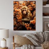 Brown Autumn Monkey Palette - Monkey Wall Decor