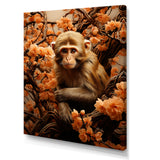 Brown Autumn Monkey Palette - Monkey Wall Decor