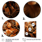 Brown Autumn Monkey Palette - Monkey Wall Decor