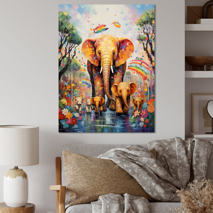 Yellow Animal Playground Nursery - Yellow Animal Nursery Wall Art