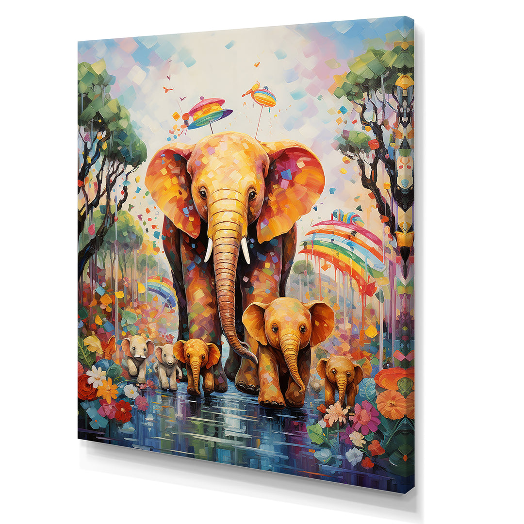Yellow Animal Playground Nursery - Yellow Animal Nursery Wall Art