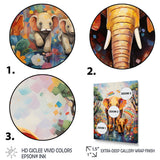 Yellow Animal Playground Nursery - Yellow Animal Nursery Wall Art