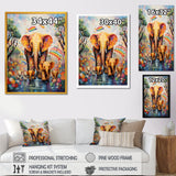 Yellow Animal Playground Nursery - Yellow Animal Nursery Wall Art