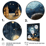 Childs moonlight Nursery 4 - Fantasy Canvas Wall Art