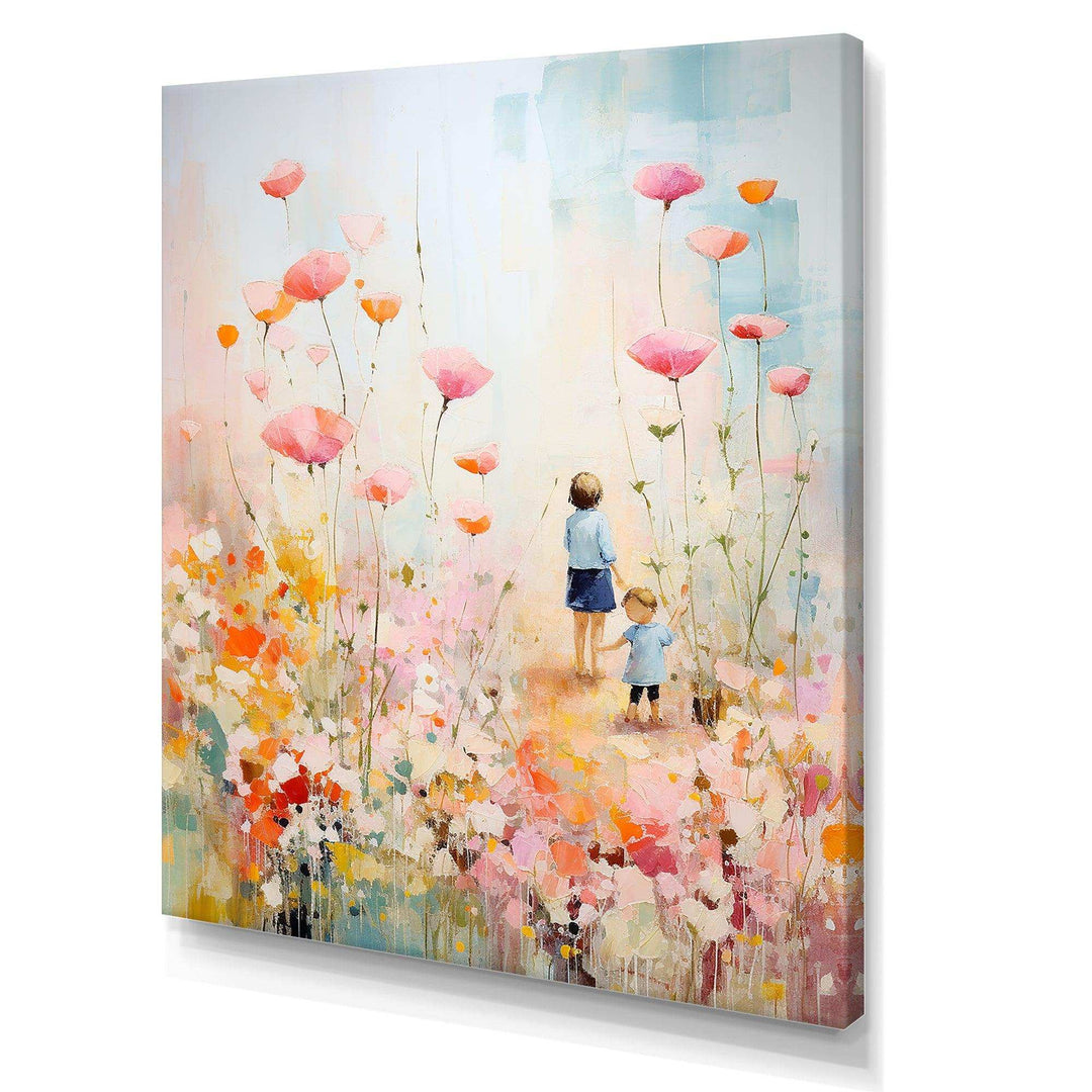 Whimsical Kids floral Haven II - Fantasy Canvas Wall Art