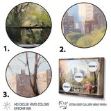 New York Central park window views III - Cityscapes Canvas Wall Art