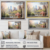 New York Central park window views III - Cityscapes Canvas Wall Art