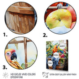 Yellow Parrot Paradise - Yellow Parrot Wall Art