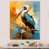 Feathered Pelican elegance - Pelican Wall Decor