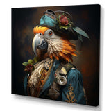 Pirates Parrot feathered buccaneer I - People Canvas Wall Art